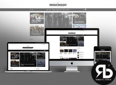 MusicMash Website Design