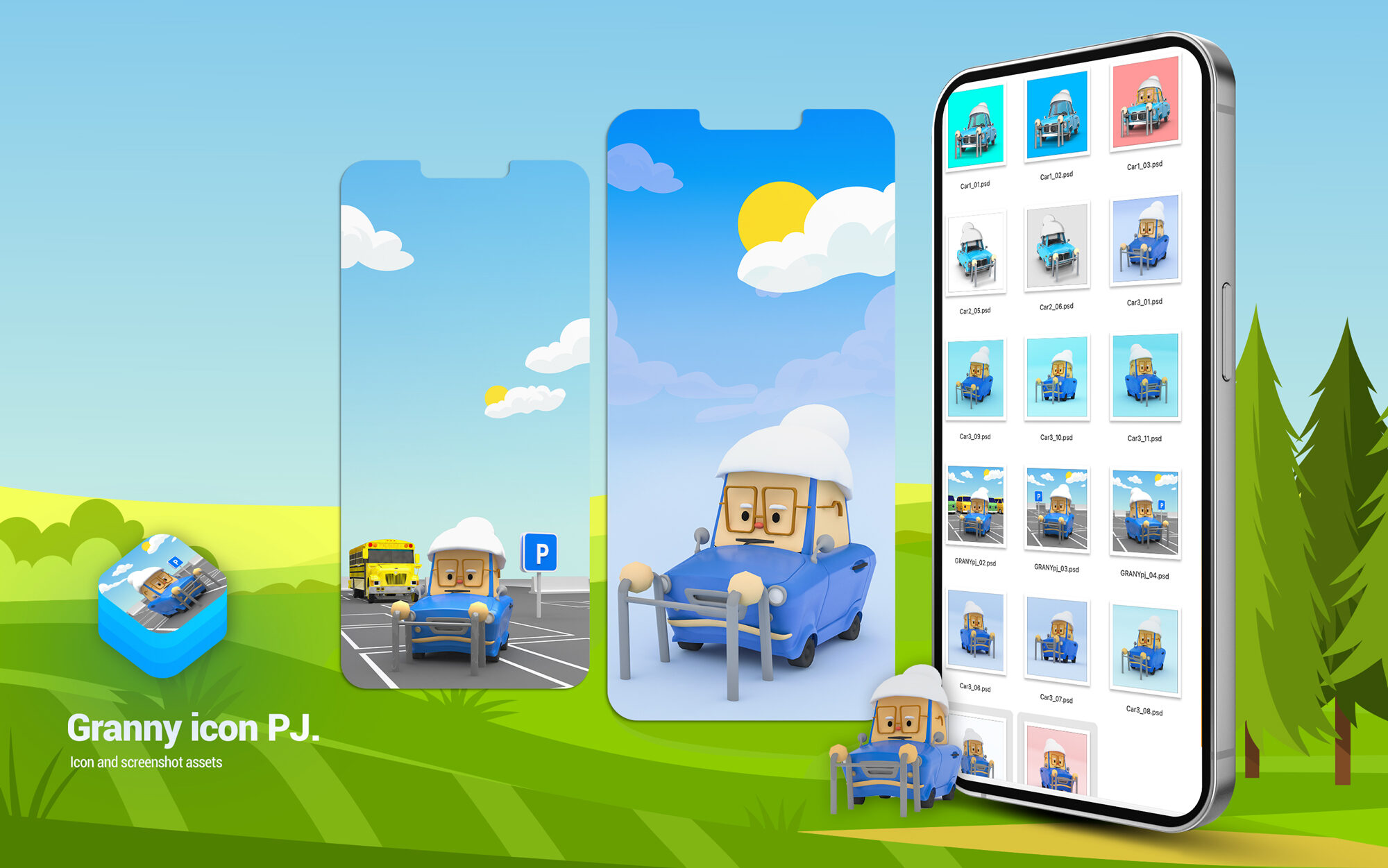 Granny PJ Icons